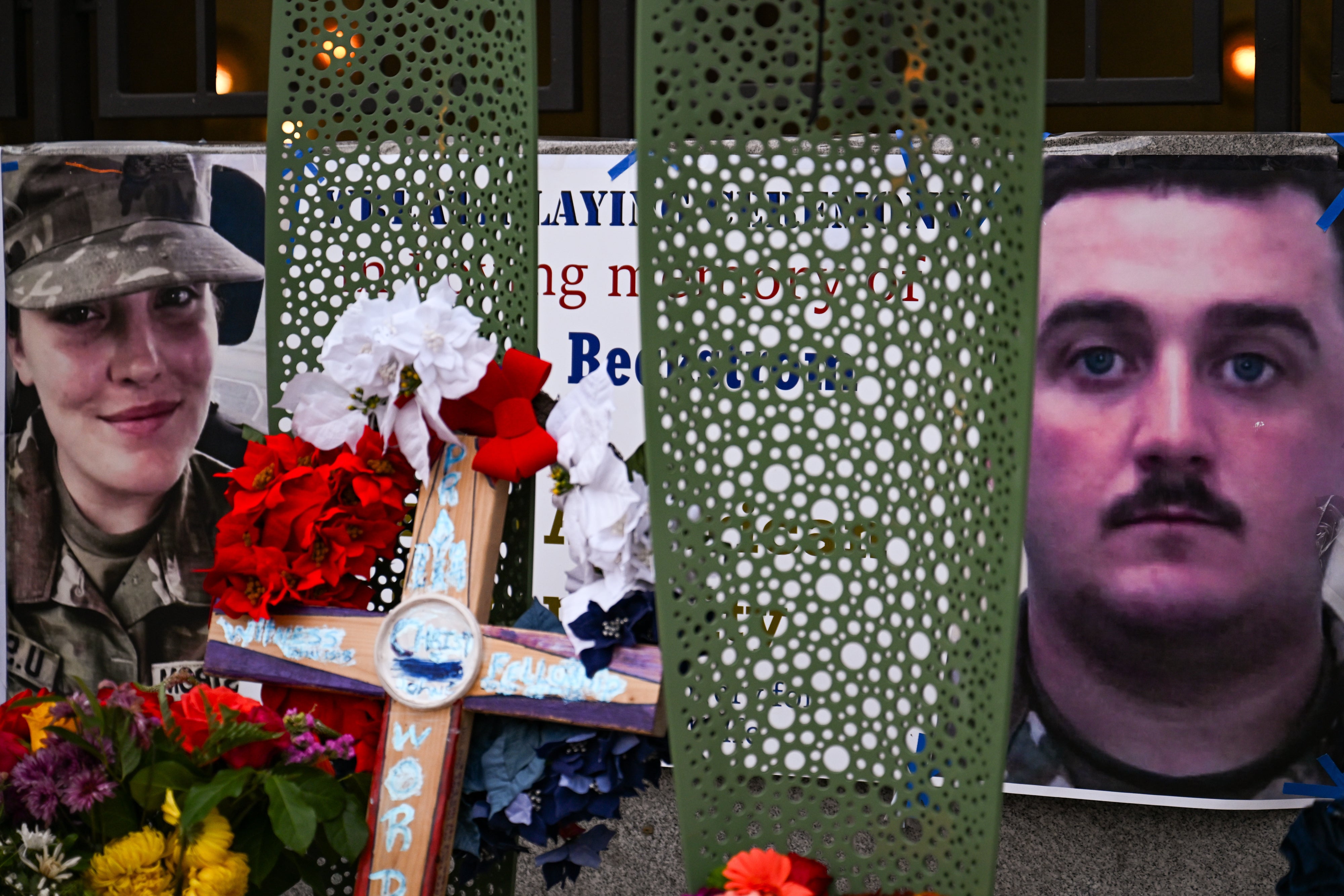 The site of the shooting of US National Guard members Spc. Sarah Beckstrom and Air Force Staff Sgt. Andrew Wolfe in Washington, DC, December 10, 2025.