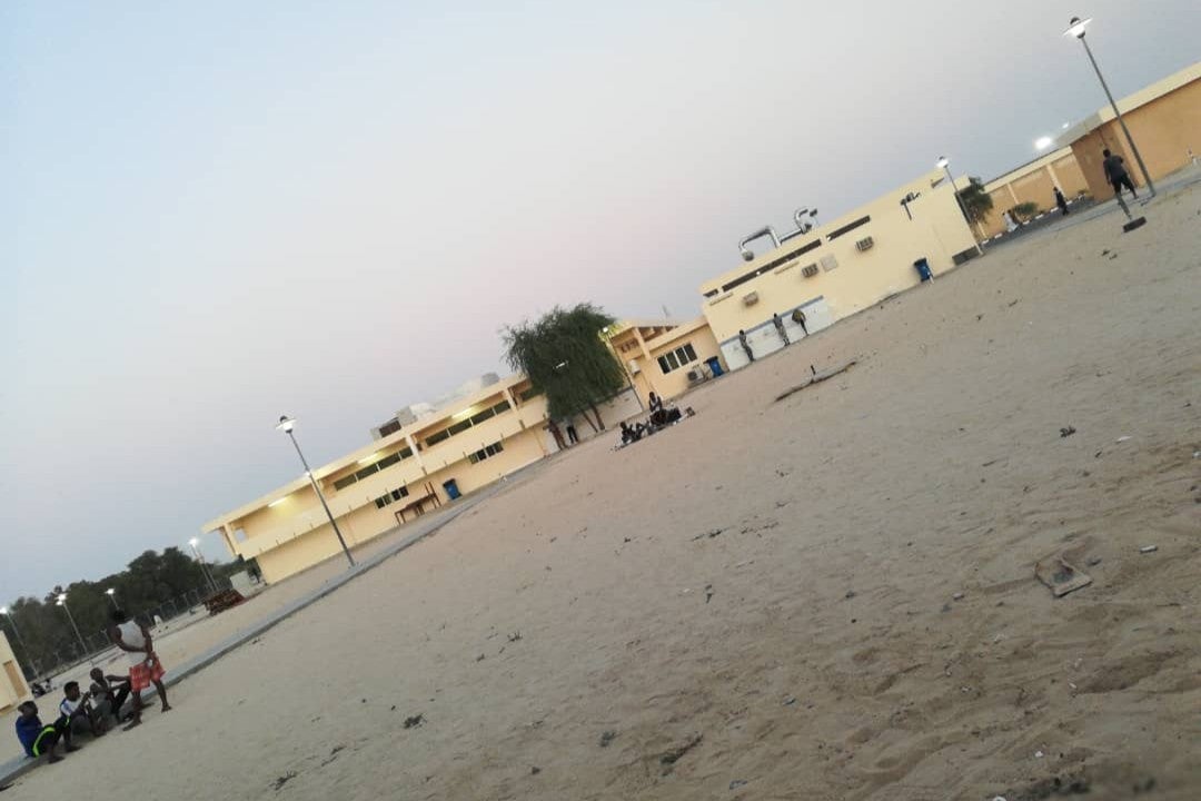 Photograph taken inside the Ghiyathi military facility