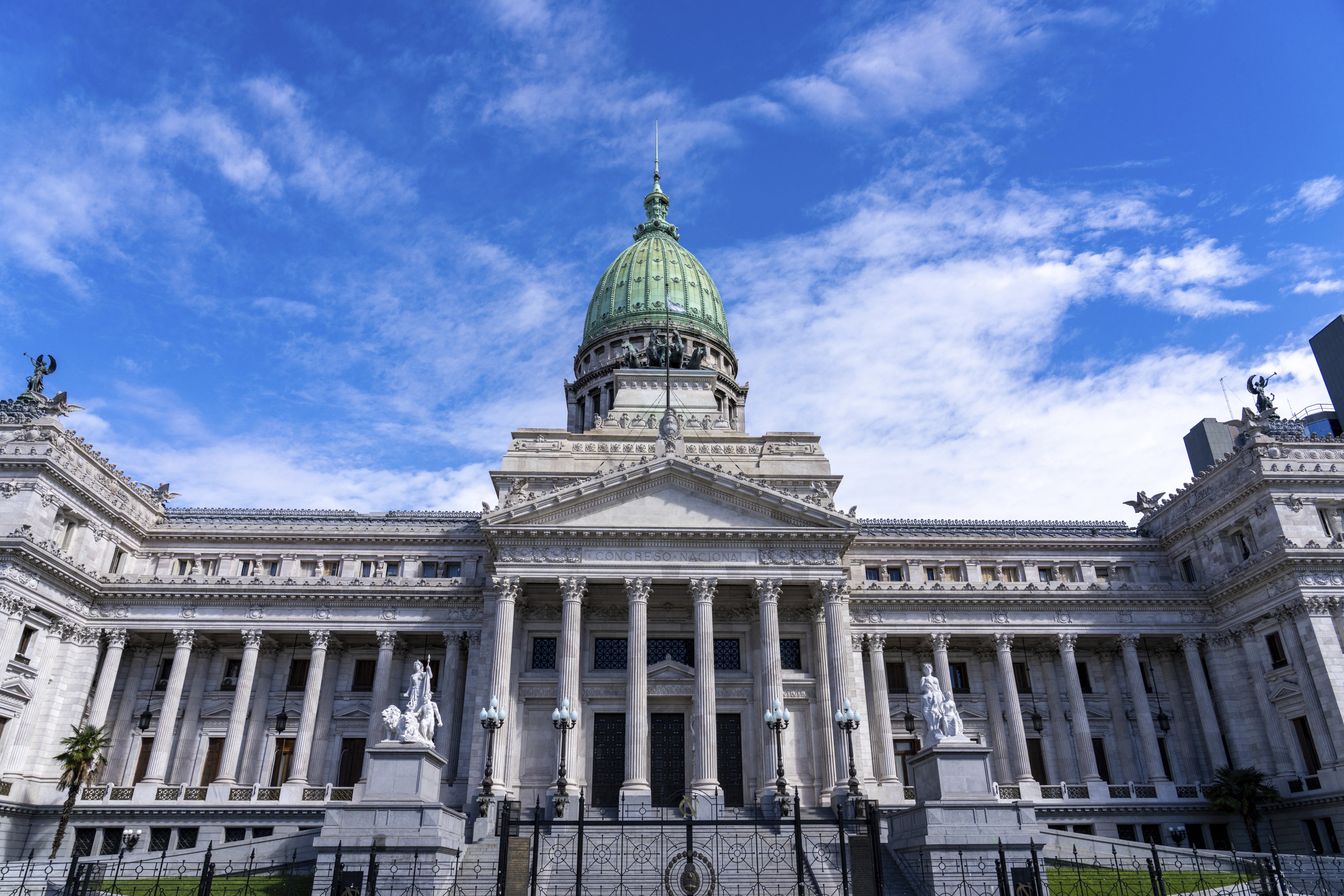 The Argentine National Congress Building in Buenos Aires, Argentina, April 11, 2024.