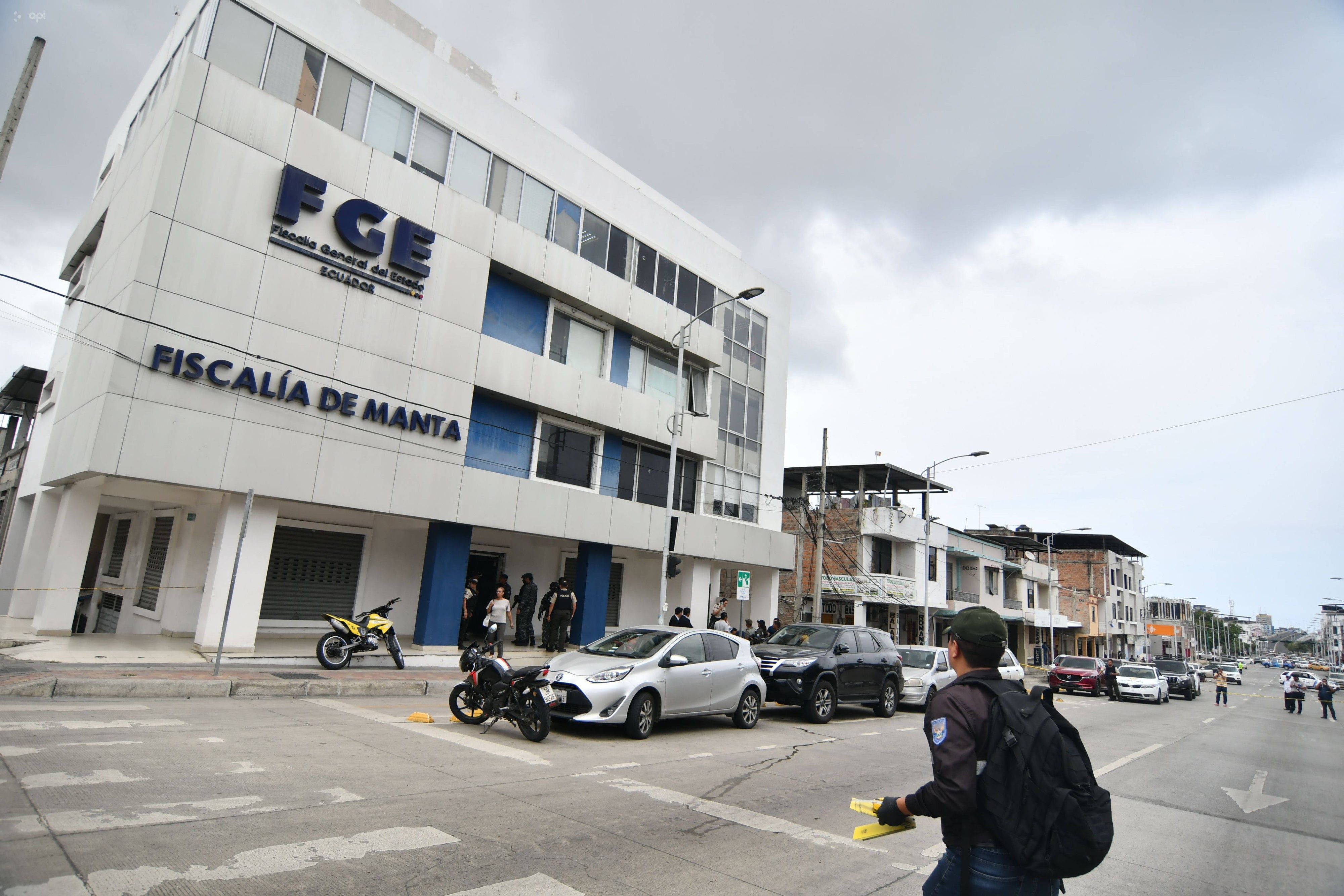 Offices of the Attorney General’s Office in Manta, Ecuador, January 29, 2024.