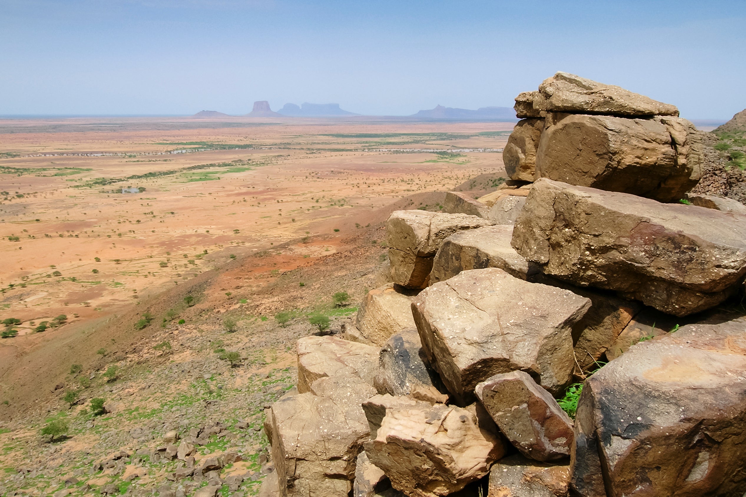 Landscape photo of Mopti region, Mali.
