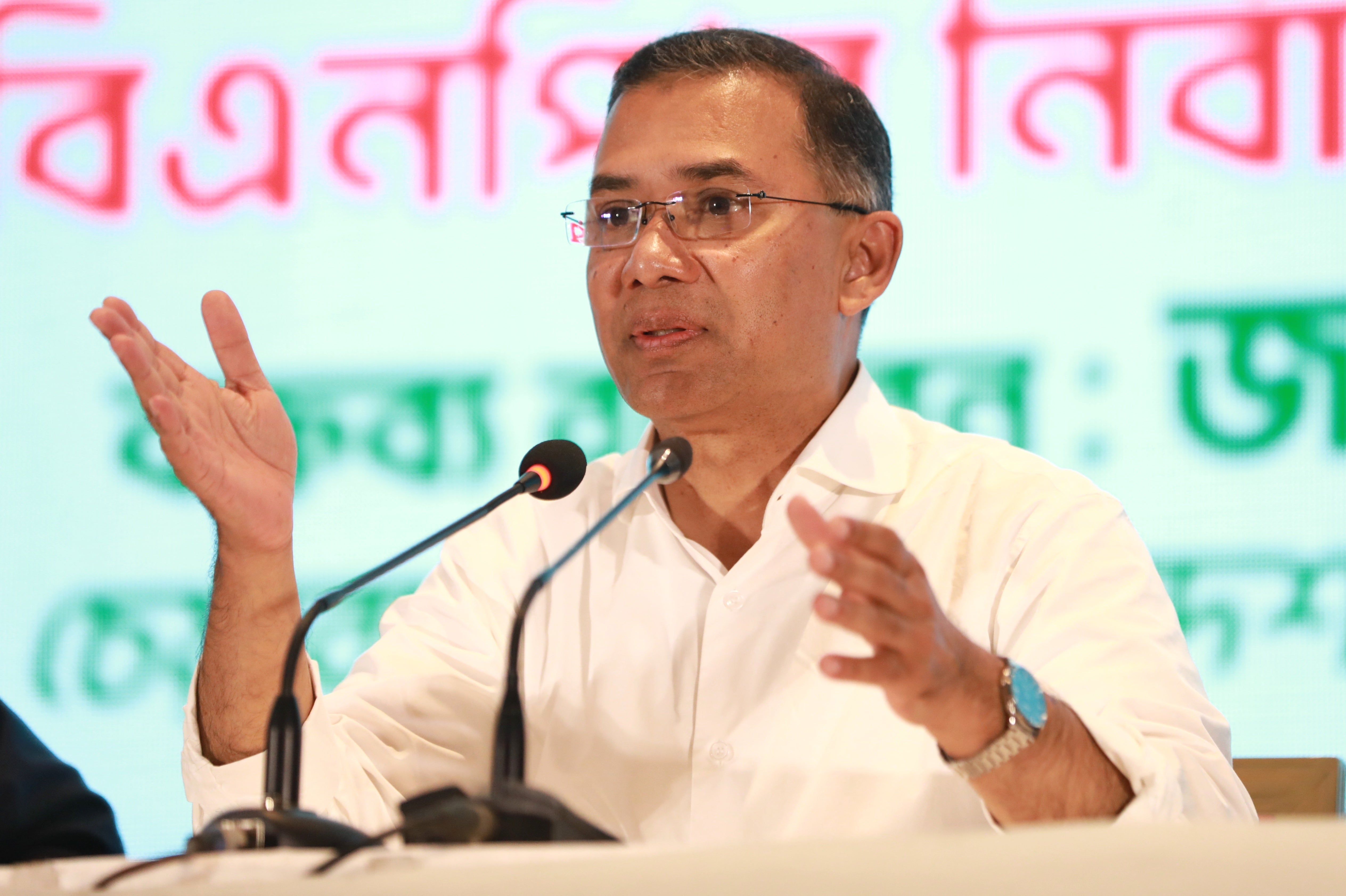 Bangladesh Nationalist Party (BN) chairman and Prime Minister Tarique Rahman in Dhaka, Bangladesh, on February 14, 2026.
