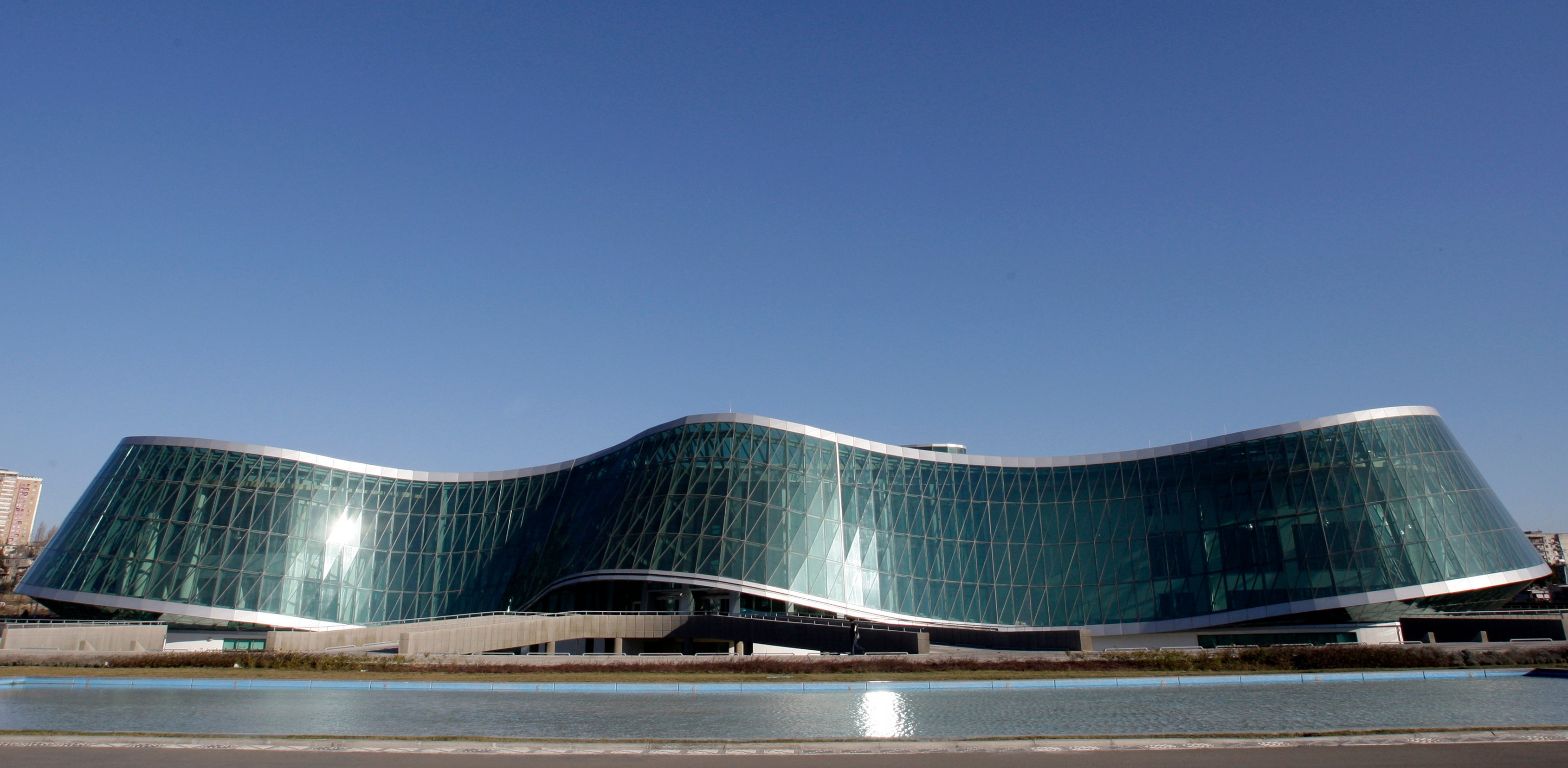 The Georgian Interior Ministry headquarters in Tbilisi, February 2, 2010.