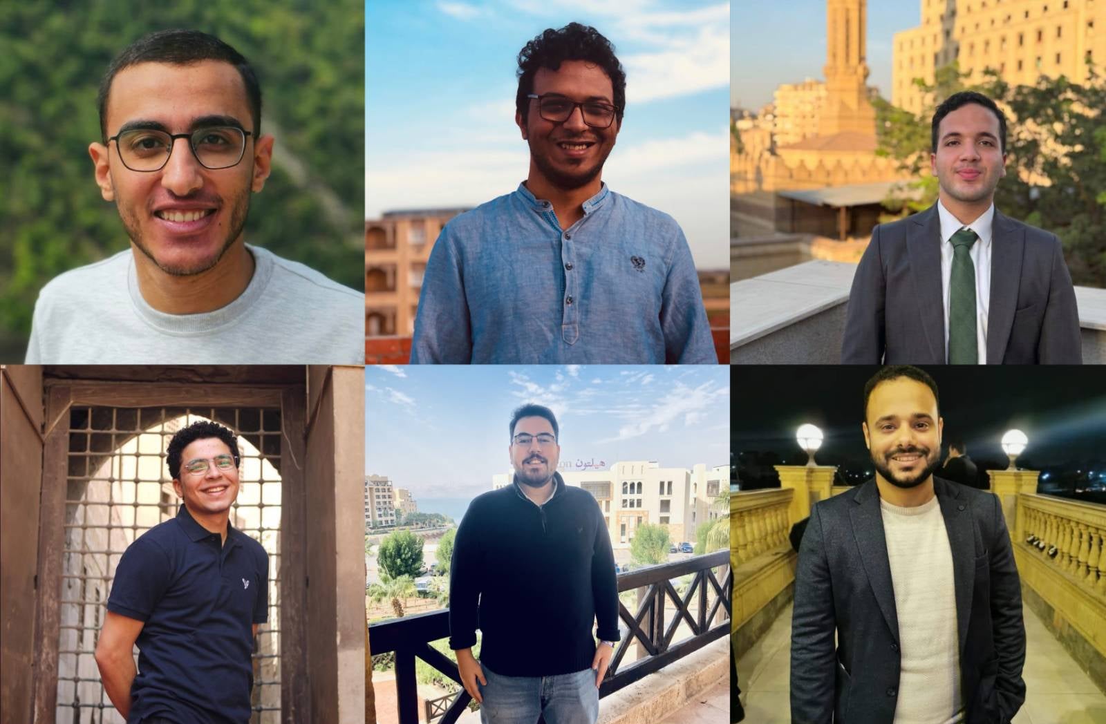 collage of 6 headshots