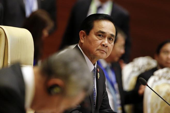 泰国总理巴育于2014年11月12日出席在缅甸内比都国际会议中心举行的第25届东盟首脑会议。