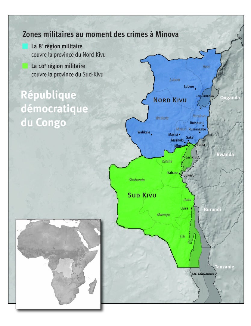 map of drc in french