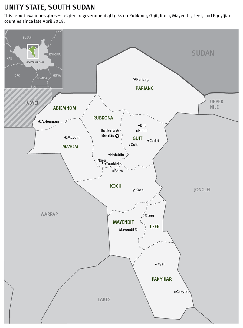 map of south sudan