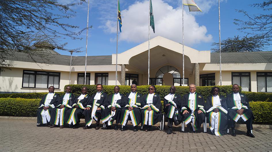 Les juges de la Cour Africaine des Droits de l'Homme et des Peuples.