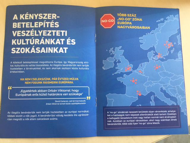 The Hungarian government's anti-refugee referendum bookklet