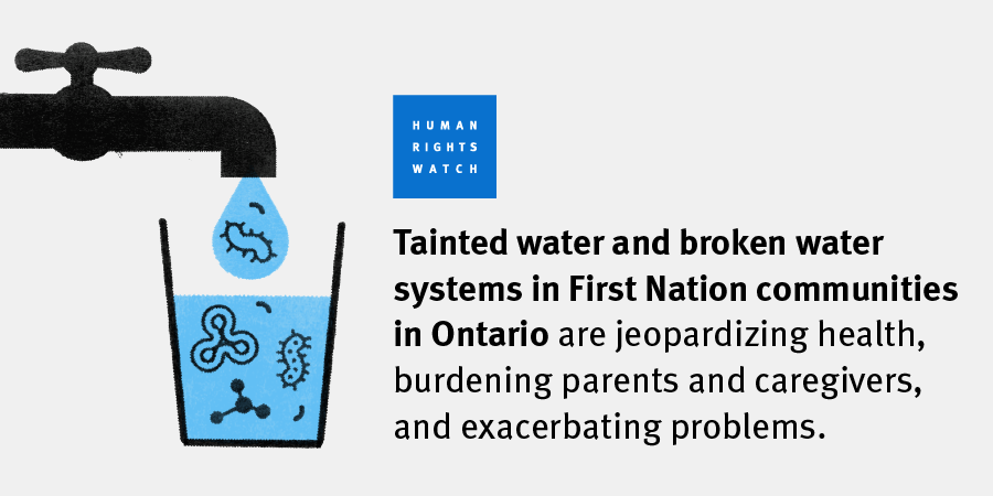 Tainted water and broken systems on Ontario’s First Nations reserves are jeopardizing health, burdening parents and caregivers, and exacerbating problems on reserves.