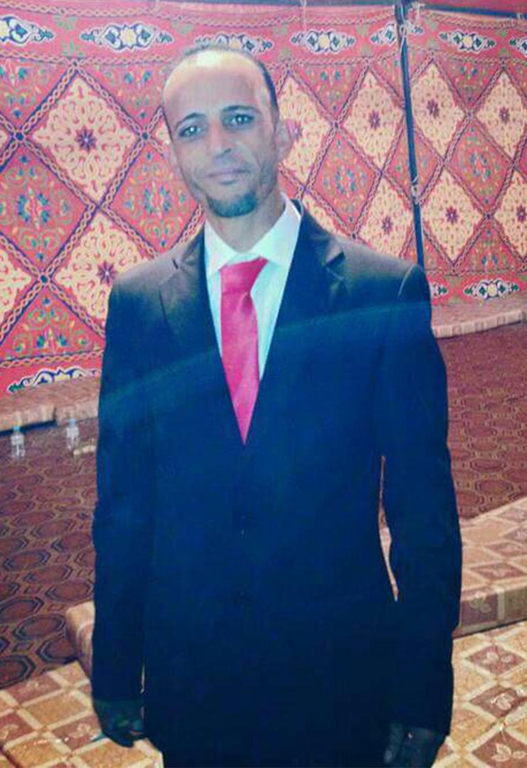 ميلاد أحمد أبو رغيبة قتل بالرصاص ثم عُلق على سقالة في لباس برتقالي من قبل داعش في سرت في يناير/كانون الثاني 2016. اعتبره التنظيم جاسوسا.  © 2015/خاص.