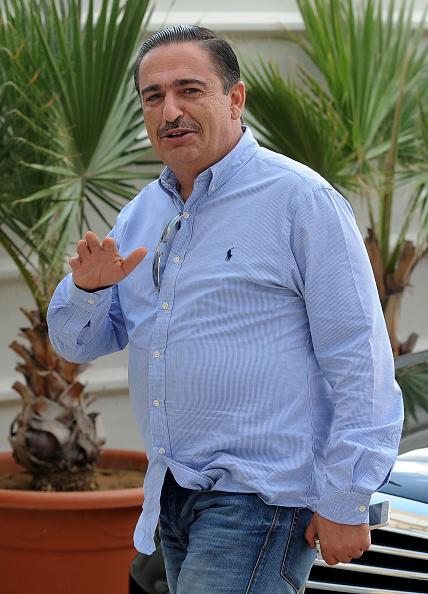 صورة التُقطت في 31 أكتوبر/تشرين الأول 2014 تُظهر وصول رجل الأعمال شفيق جراية إلى اجتماع في تونس العاصمة. 