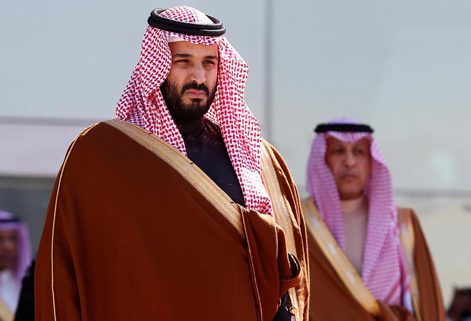 Mohammad bin Salman, ketika masih menjabat sebagai Wakil Putra Mahkota, menghadiri upacara kelulusan di King Faisal Air College di Riyadh, Arab Saudi, 25 Januari 2017. 