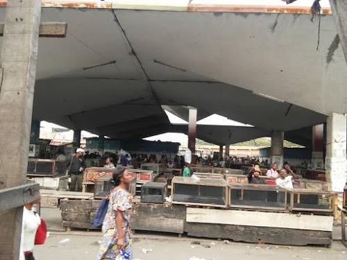 Kinshasa’s central market, Democratic Republic of Congo, on July 15, 2017, the day after the market was attacked.   