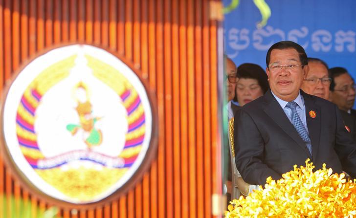 Cambodia’s Prime Minister Hun Sen attends a ceremony to mark the 66th anniversary of the establishment of the Cambodian People’s Party (CPP) in Phnom Penh, Cambodia, June 28, 2017.