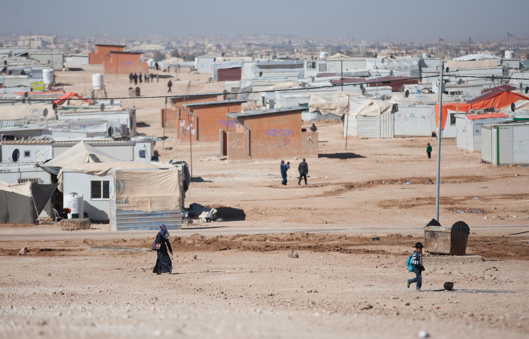 أصبح مخيم الزعتري للاجئين في الأردن، وصورته هنا تعود إلى سبتمبر/ أيلول 2015، رمزا لأزمة اللاجئين.