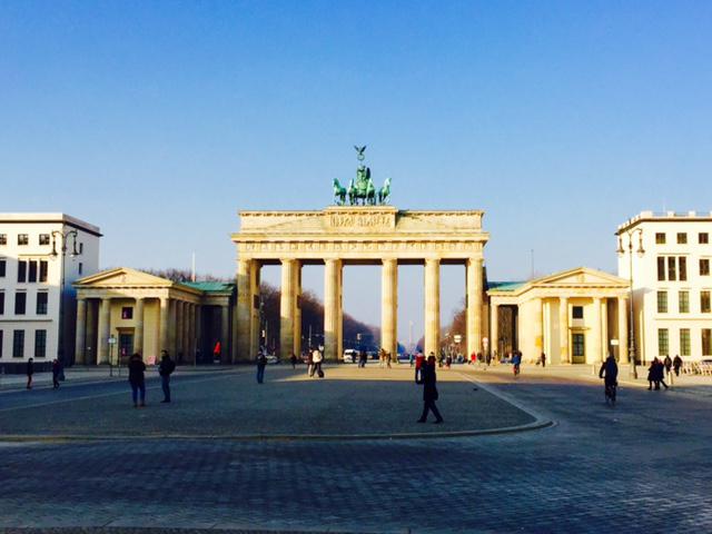 Brandenburg Gate in Berlin, Germany, December 12, 2016 