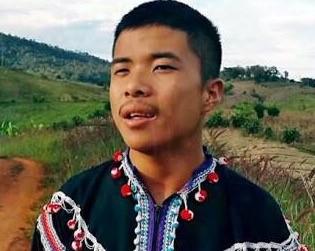 Prominent ethnic Lahu activist Chaiyaphum Pa-sae, 17, was shot dead by Thai soldiers during an anti-drug operation on March 17, 2017. (C)2017 Private. 
