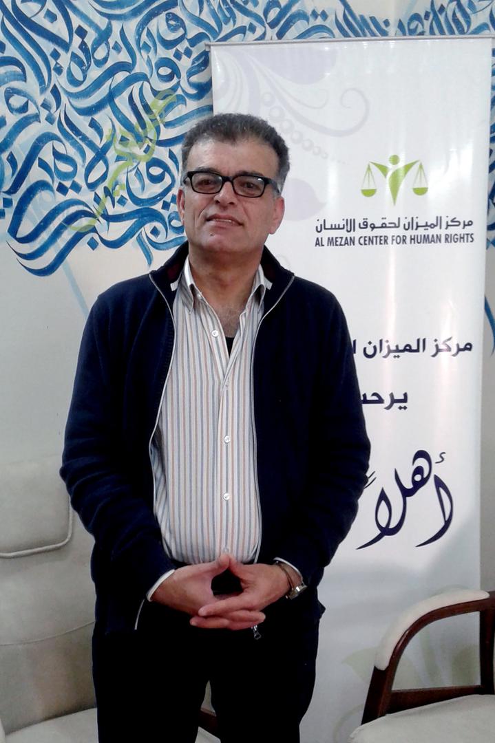 Samir Zaqout is the field research unit coordinator at the Palestinian human rights group Al-Mezan. 