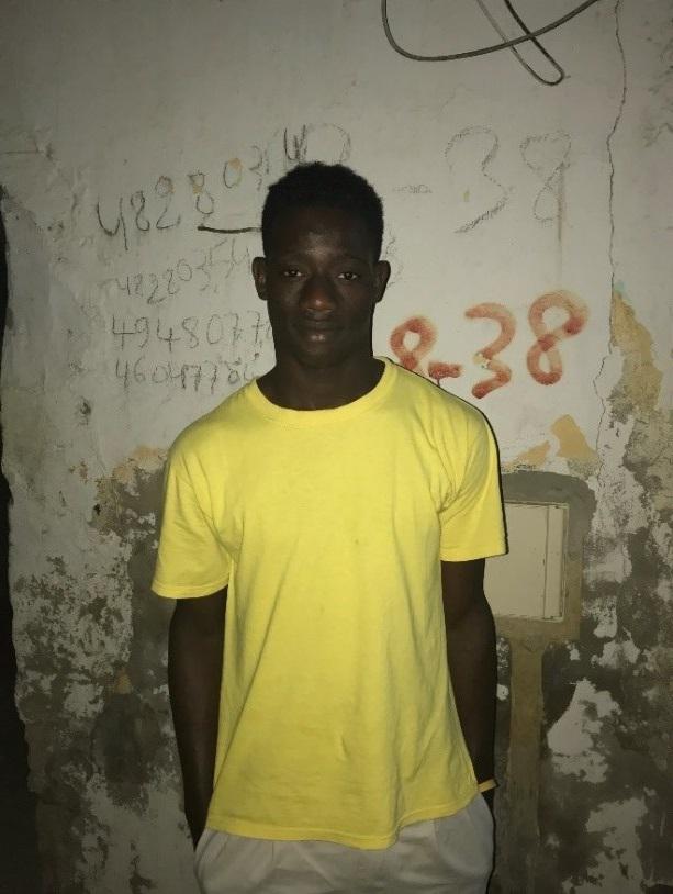 18-year old Babacar withdrew from school at the end of middle school for lack of civil registration, Nouakchott, Mauritania, October 23, 2017. 
