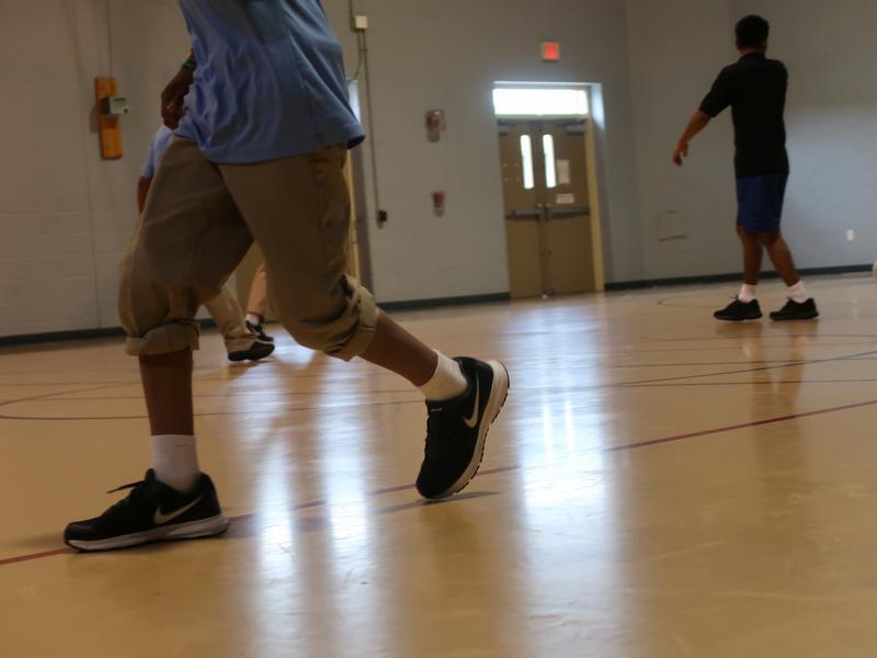 Unaccompanied minors are seen at the Bristow facility, in this photo provided by the U.S. Department of Health and Human Services, in Bristow, Virgina, U.S., June 21, 2018.