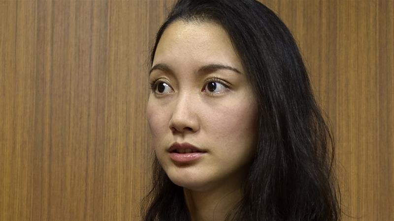 Shiori Ito, a journalist, who says was raped by an colleague in 2015, talks about her ordeal and the need for more support for the victims in Japan, during an interview in Tokyo [Mari Yamaguchi/AP]