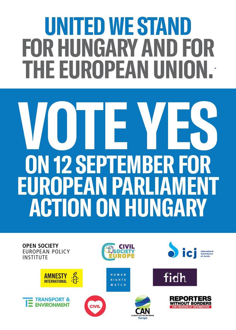 United we stand for Hungary and for the European Union 