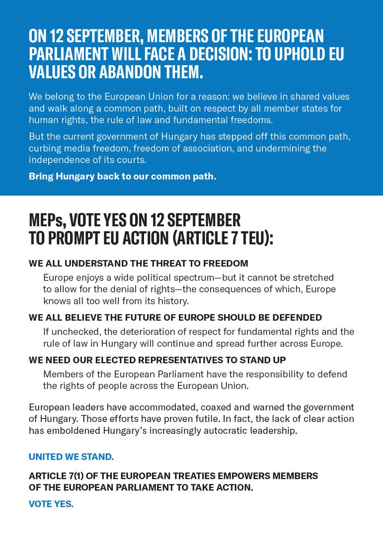 Vote Yes on 12 September 