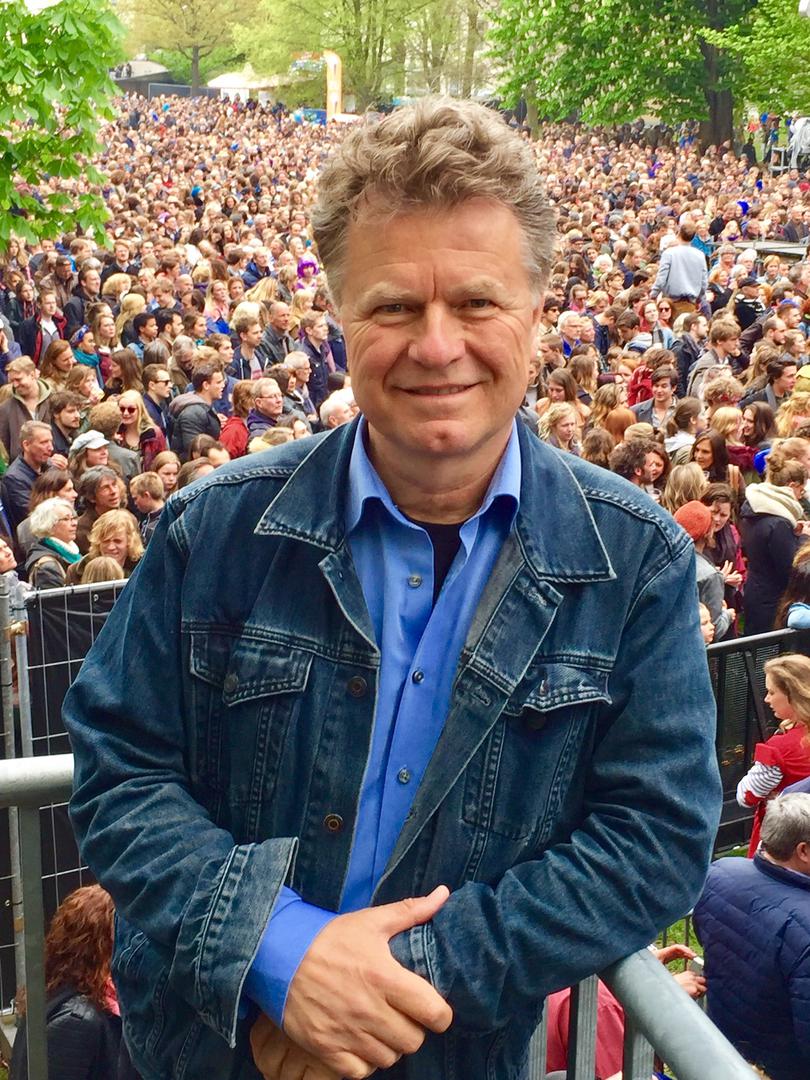 Boris Dittrich after addressing the crowd on National Liberation Day in Haarlem, the Netherlands on May 5, 2018.