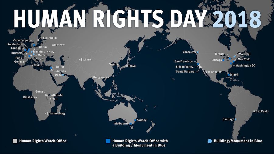 Human Rights Day Map 2018