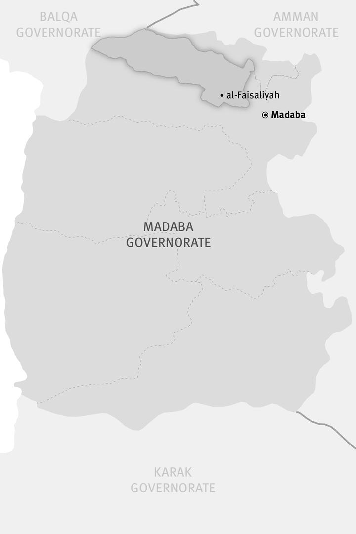 al-Faisaliyah district in Madaba governorate