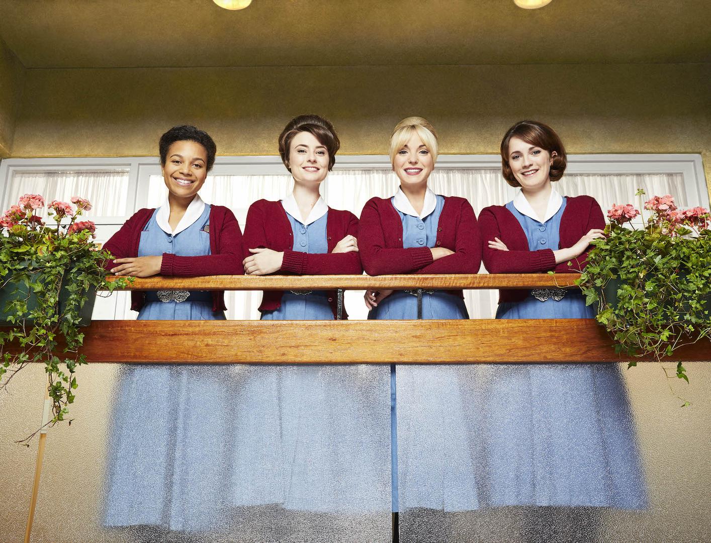 A promo shot from Season 7 of Call the Midwife