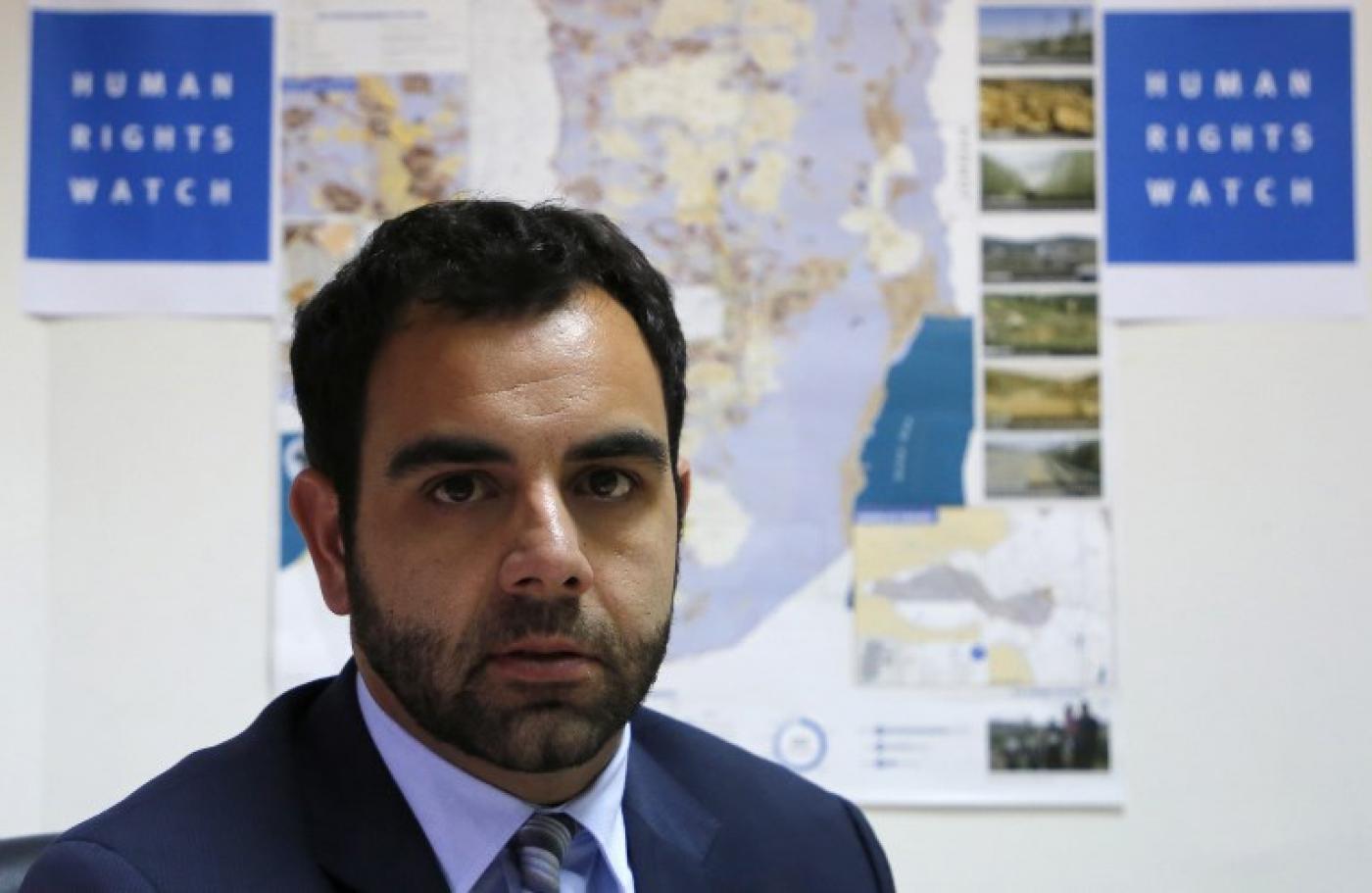 מנהל ישראל ופלסטין בארגון Human Rights Watch, עומר שאקר, ברמאללה, מאי 2018. 