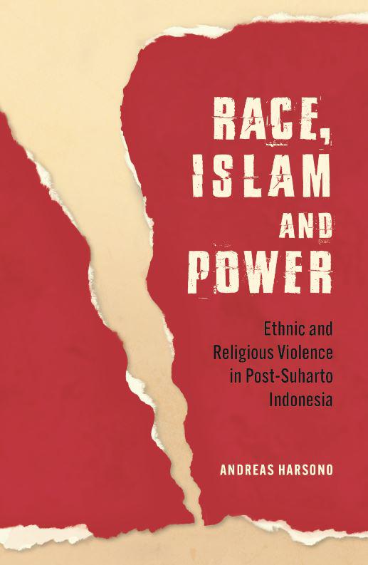 La couverture d'un livre sur les tensions ethniques et religieuses en Indonésie, publié en avril 2019 et rédigé par Andreas Harsono, chercheur de Human Rights Watch.