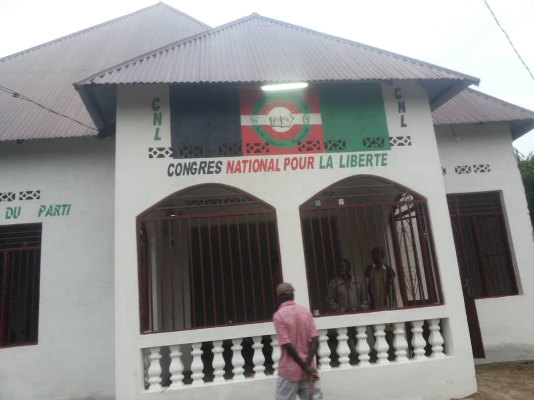 A National Congress for Freedom (CNL) party building in Bubanza province, Burundi, June 8, 2019. The CNL has been able to organize some rallies and meetings since February, but members of the ruling party’s youth league, known as the Imbonerakure, have le