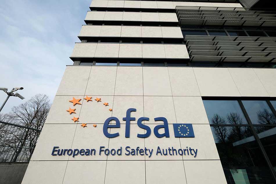 An external view of the EFSA (European Food Safety Authority) headquarters in Parma, Italy.