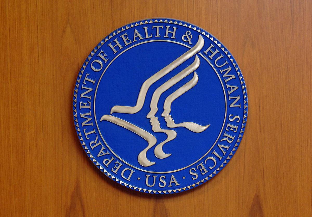 The picture shows the emblem of the United States Department of Health and Human Services.