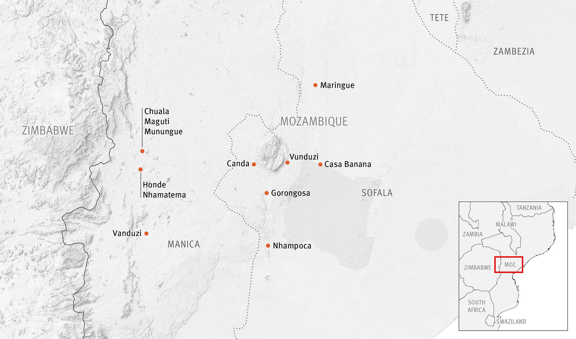 Central Provinces of Mozambique