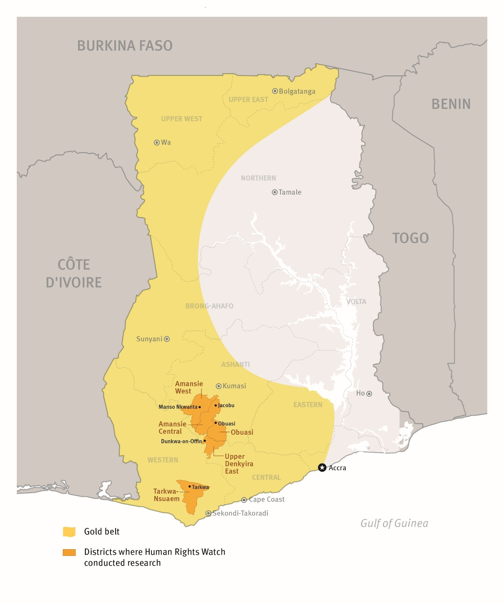 Map of Ghana