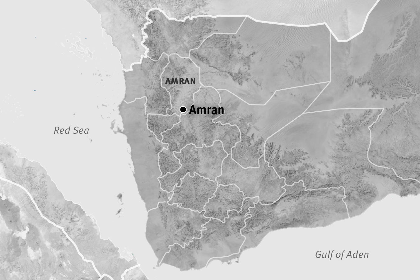 Map of Amran 
