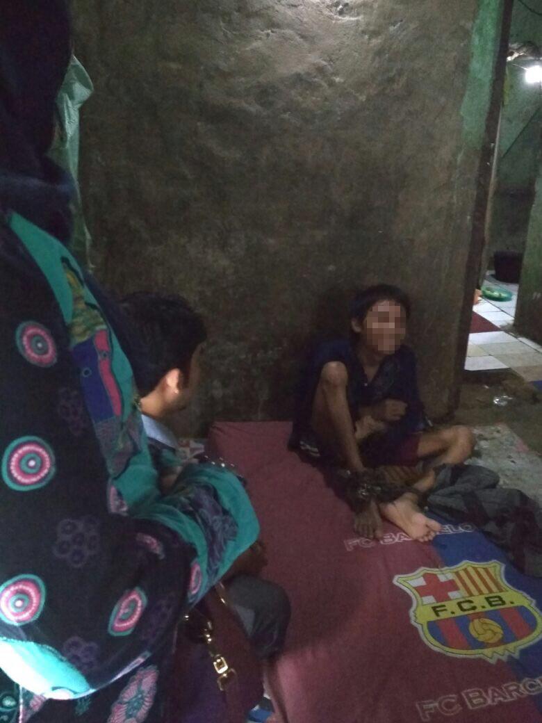 Fifteen-year-old Subekti spent his childhood shackled to the floor of his family’s house in Serang, Indonesia.