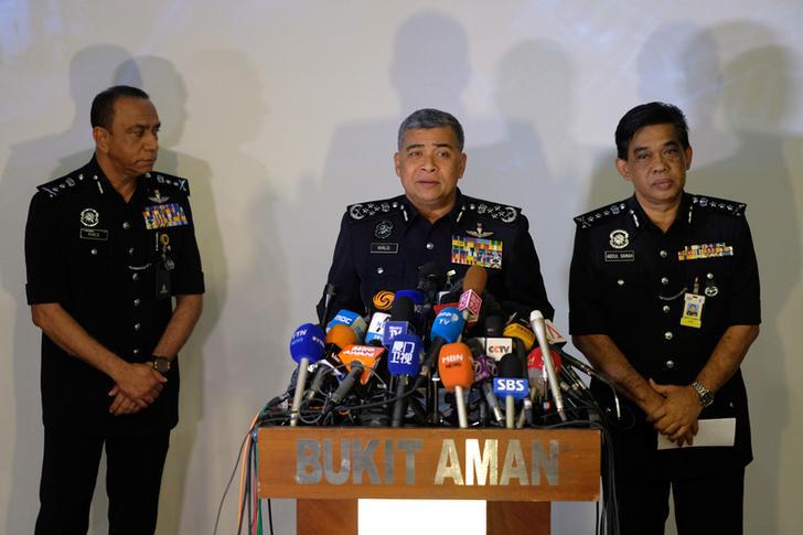 Khalid Abu Bakar, Malaysia’s inspector general of police.