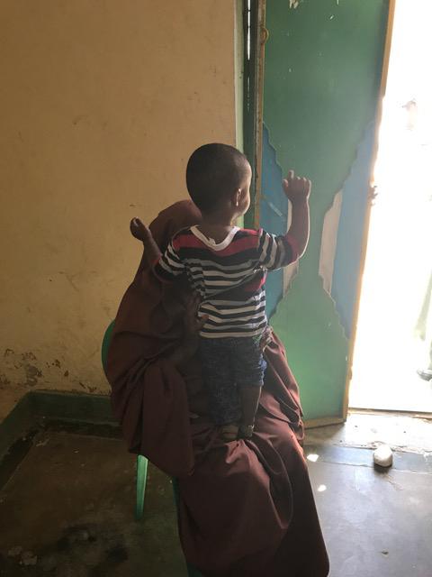 A toddler, then 5-months old, who was wounded but survived the Jamaac Dubad killings. His mother and grandmother were killed in the incident, December 4, 2016.