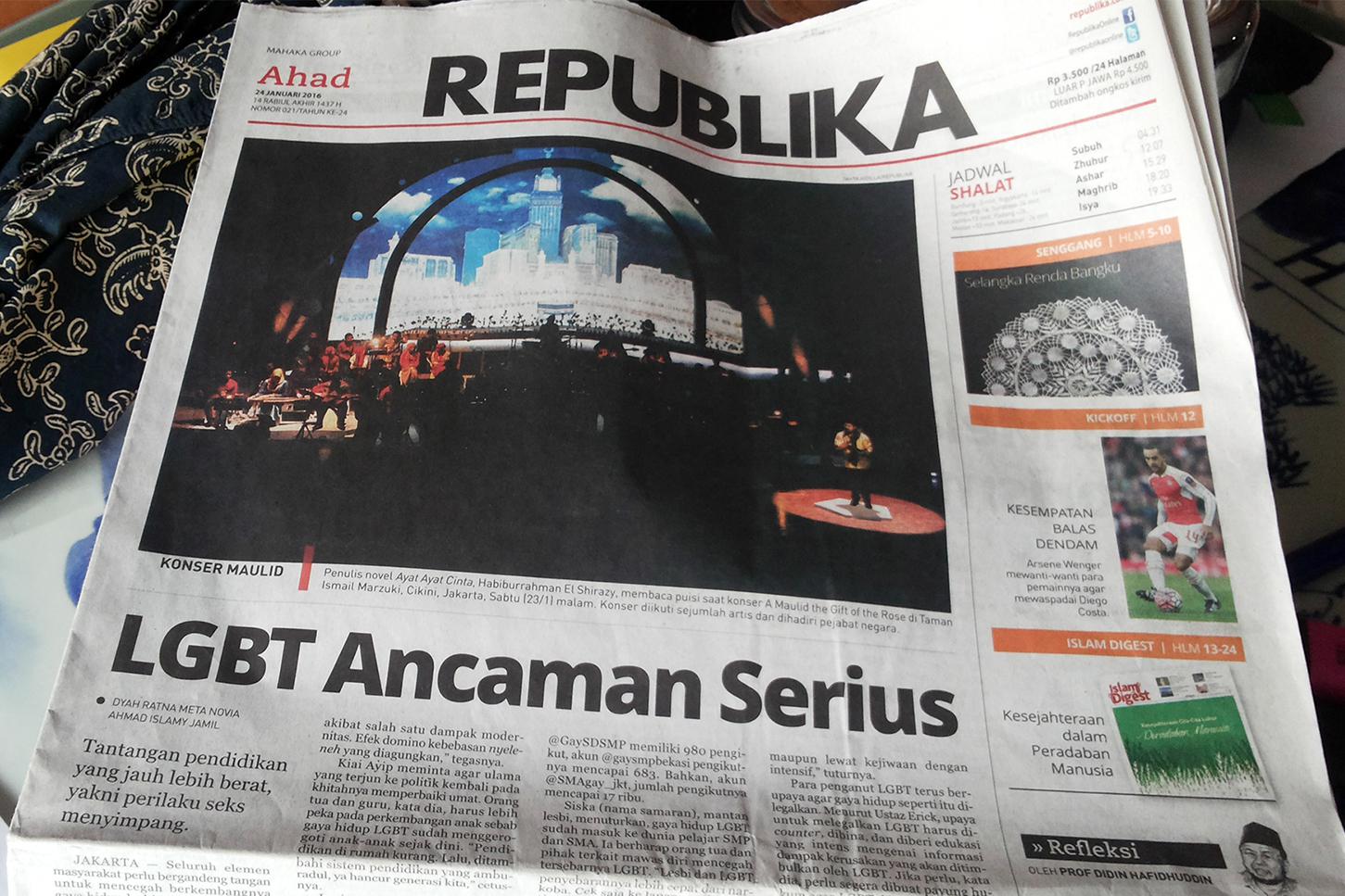 Kelompok LGBT Indonesia dalam Ancaman  HRW