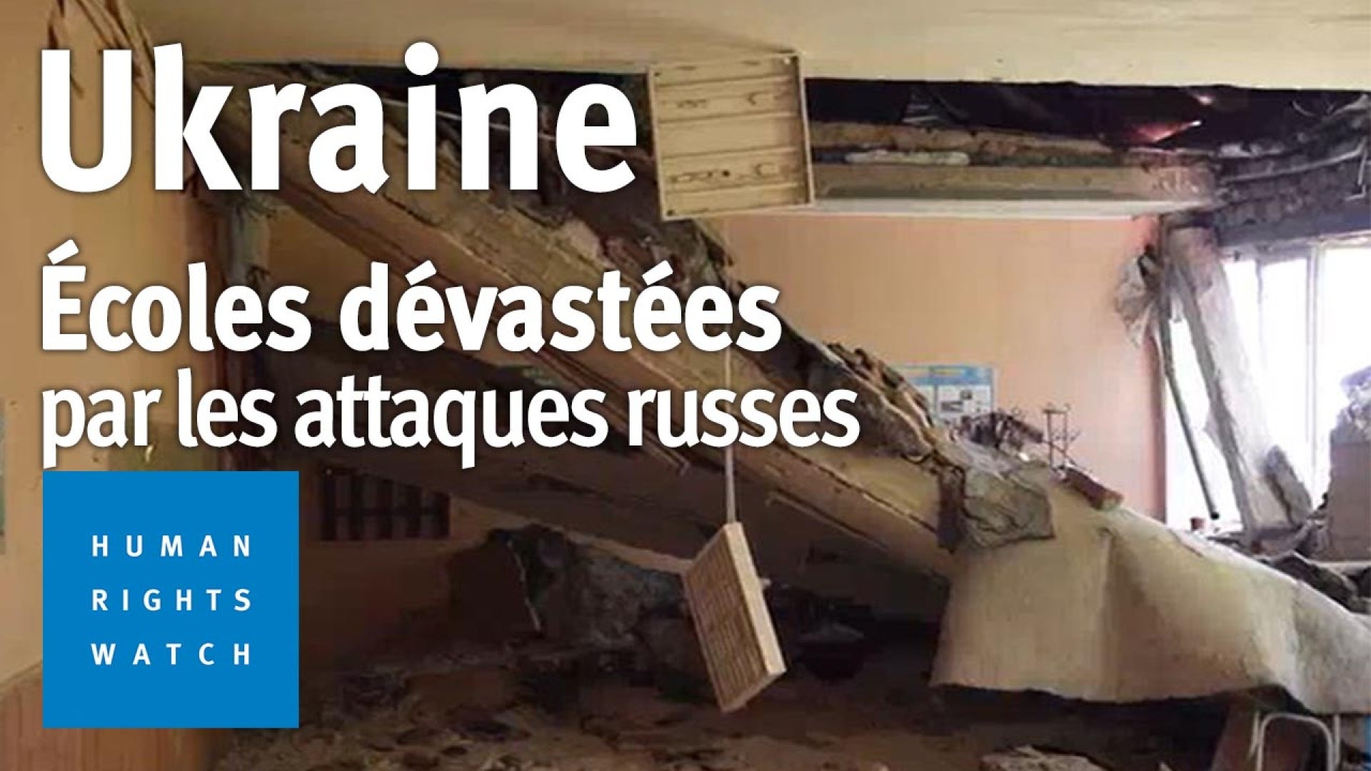 Ukraine Dur impact de la guerre sur les écoles et l’avenir des