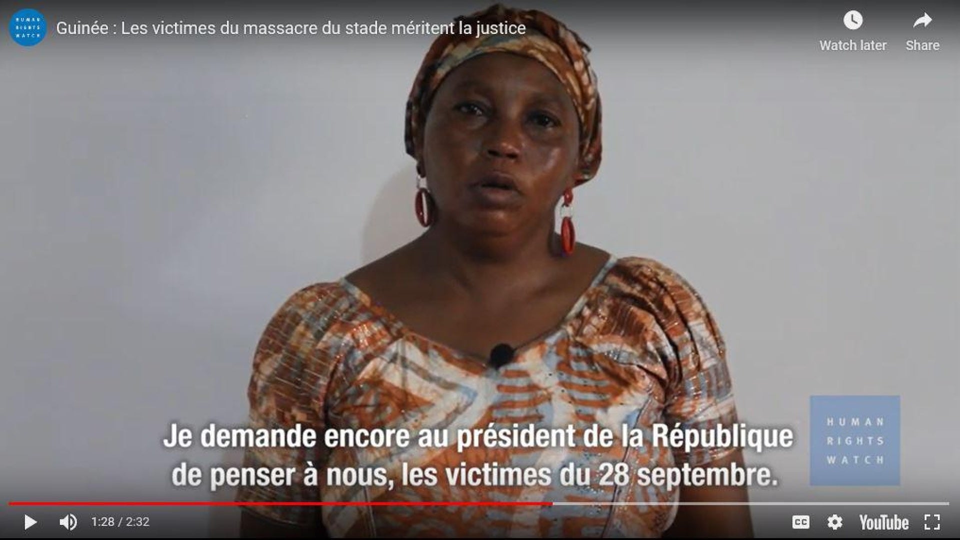 Guinée Procès historique dans l’affaire du massacre de 2009 Human