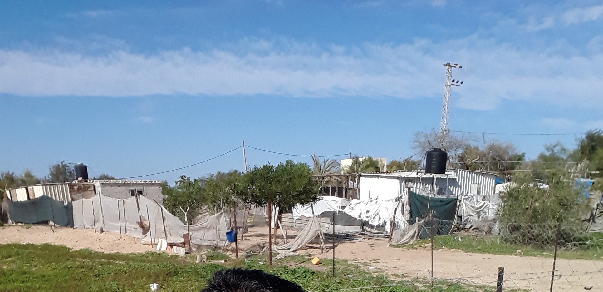 The homes of Rasmi and Mohammad al-Sawarka in Deir al-Balah, Gaza Strip, in January 2019, destroyed by an Israeli airstrike on November 14, 2019, killing nine members of the family, including five children.