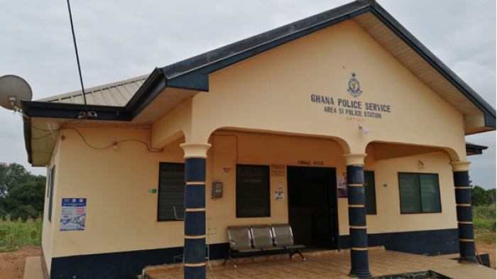 Area 51 Police Station, Ho, Ghana: A.G, a lesbian, was held here for 22 days from May 20, 2021 with four other lesbians after being arbitrarily arrested at a human rights workshop in Ho, Volta region. © 2021 Wendy Isaack/Human Rights Watch, 15 July 2021