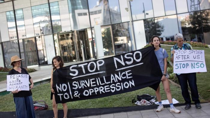NSO Group Protest