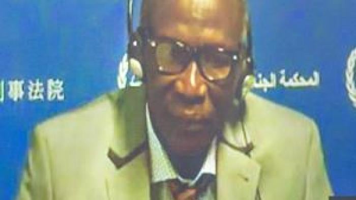 Photograph released by the ICC of Ali Mohammed Ali, known as Ali Kosheib or Kushayb, in their custody. 
